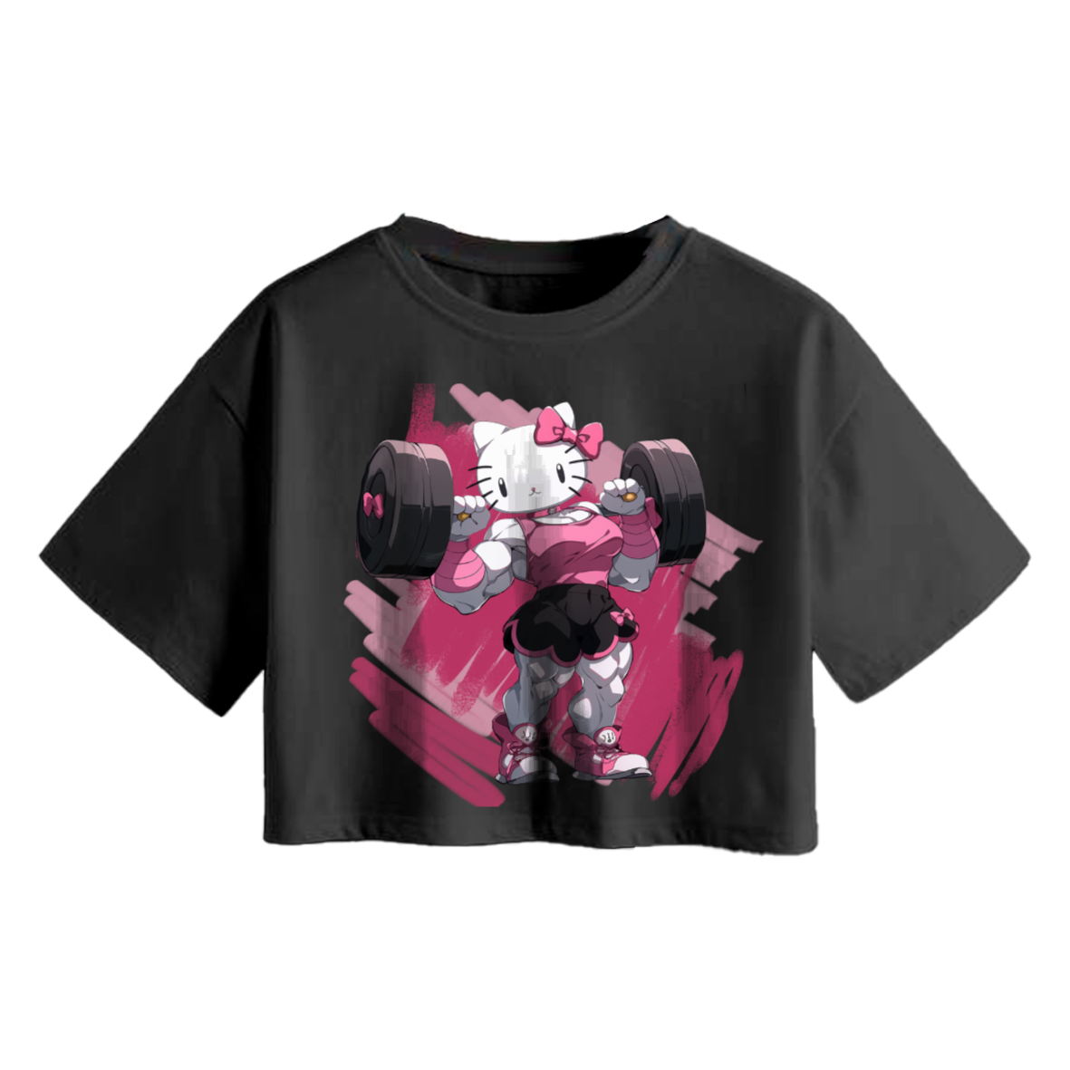 Crop Top Hello Kitty Pink