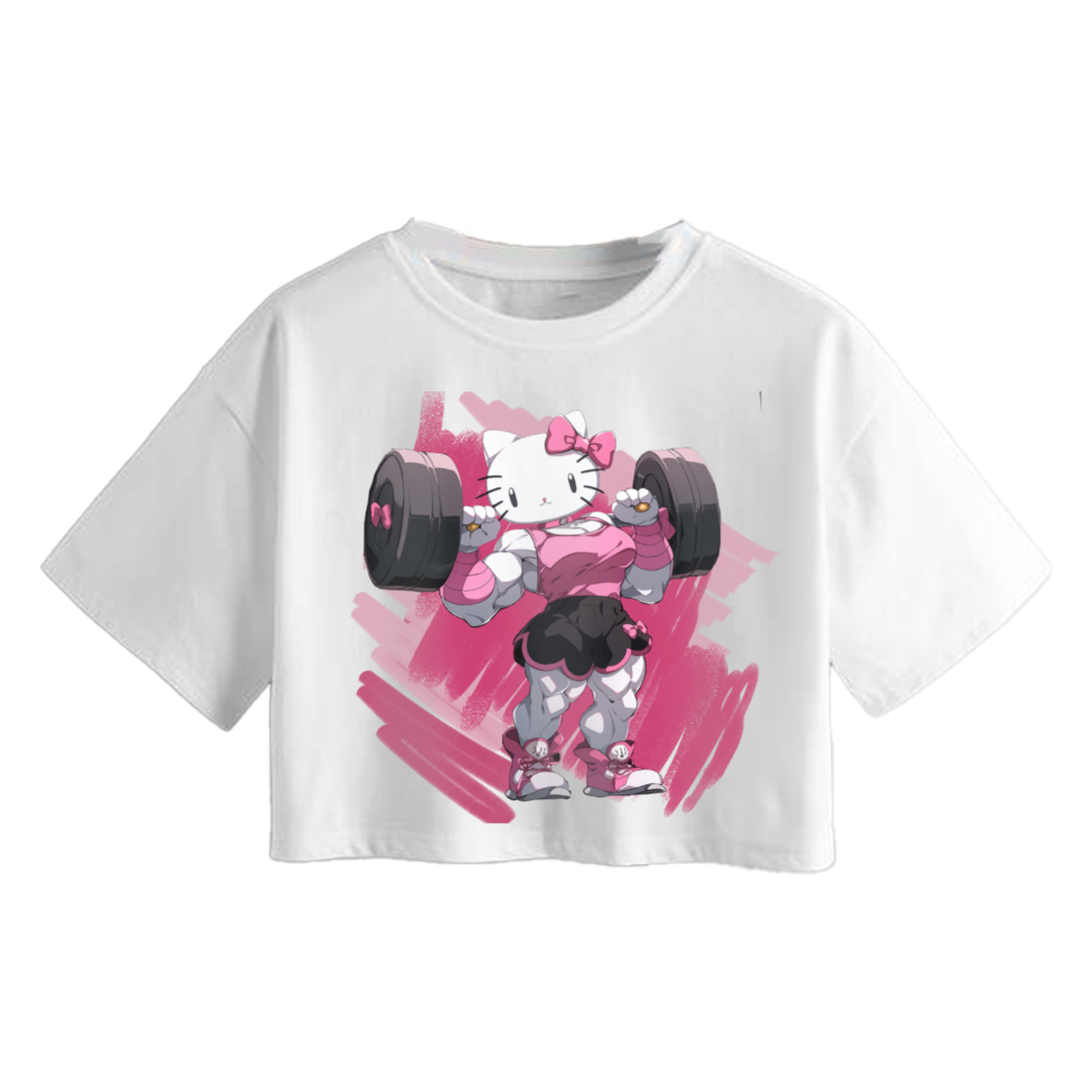 Crop Top Hello Kitty Pink